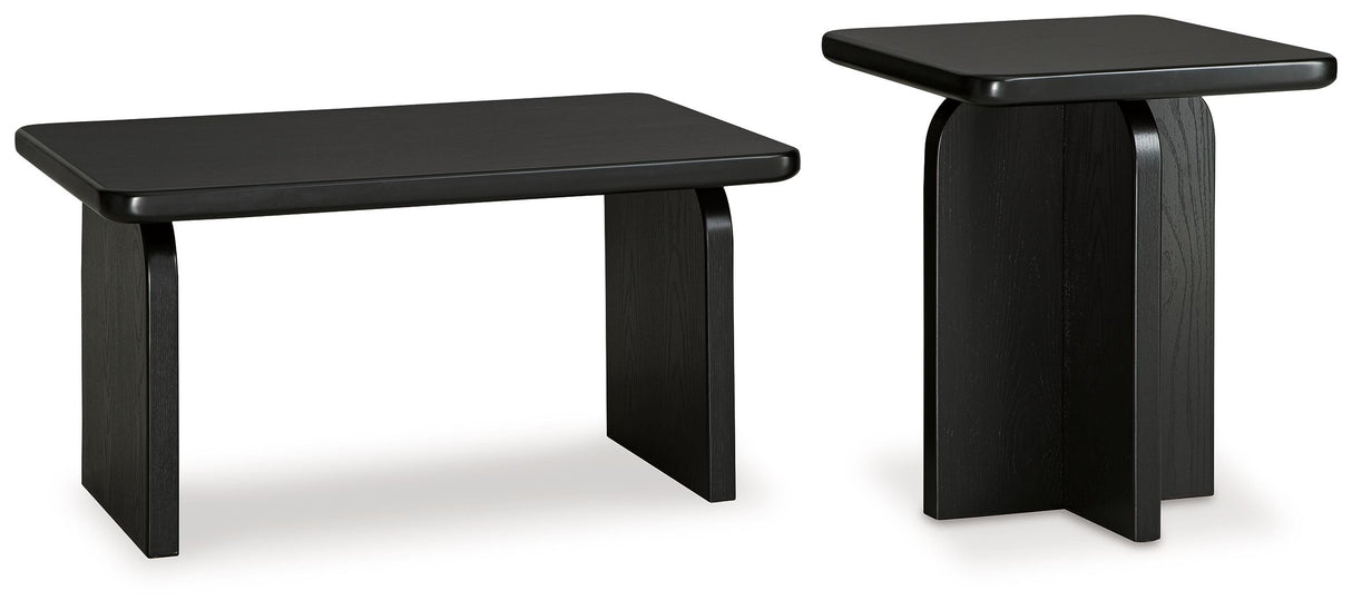 Mitchalli - Black - Occasional Table Set (Set of 2) by Signature Design by Ashley® | Bel Furniture