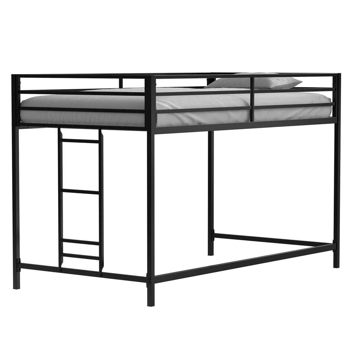 Adam - Junior Twin Loft Bunk - Black by House & Home Furniture | Bel Furniture