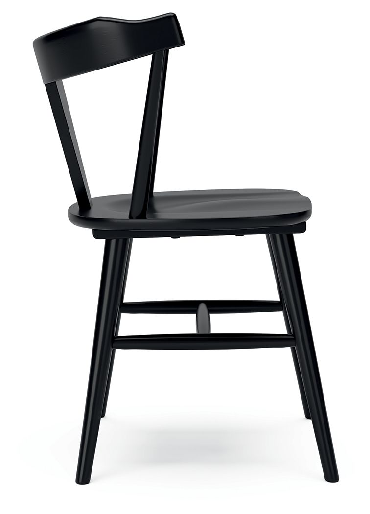 Gretlynn - Black - Dining Room Side Chair (Set of 2) by Signature Design by Ashley® | Bel Furniture