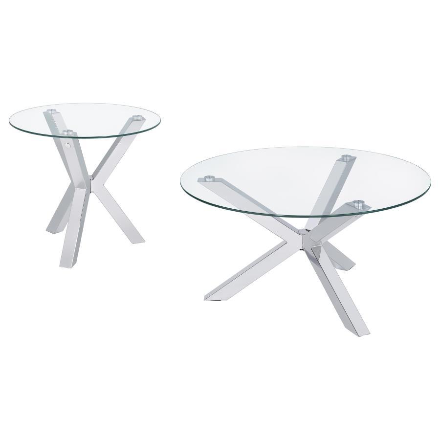 Kenzie - Round Coffee Table Set by Coaster Fine Furniture | Bel Furniture