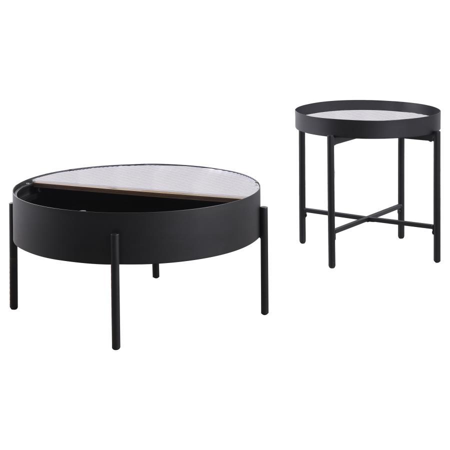 Ozella - Round Coffee Table Set by Coaster Fine Furniture | Bel Furniture