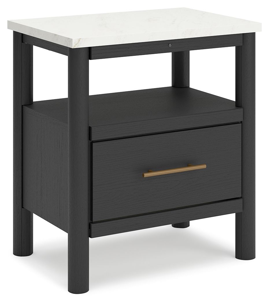 Cadmori - One Drawer Night Stand Black by Signature Design by Ashley® | Bel Furniture