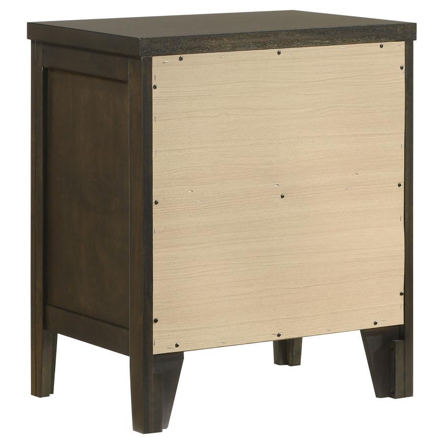 Wilkes - 2-Drawer Nightstand Bedside Table - Dark Cocoa by Coaster Fine Furniture | Bel Furniture