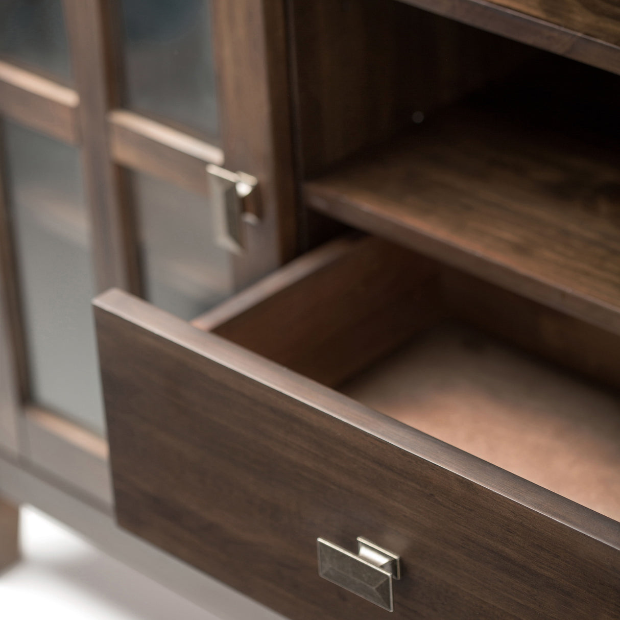 Artisan - Tall TV Media Stand - Natural Aged Brown by Simpli-Home | Bel Furniture