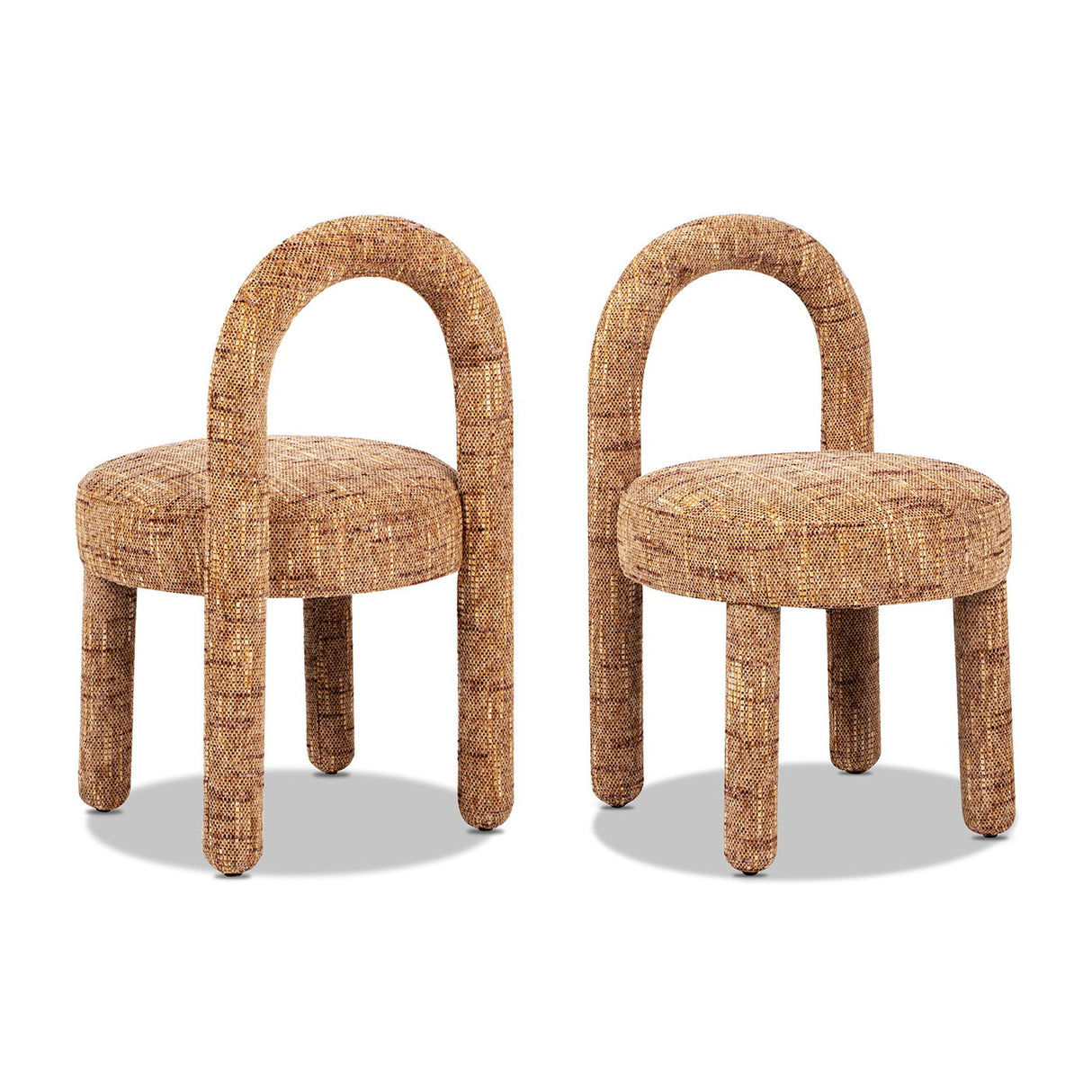 Penny - Round Arched Fully Upholstered Dining Side Chair (Set of 2)
