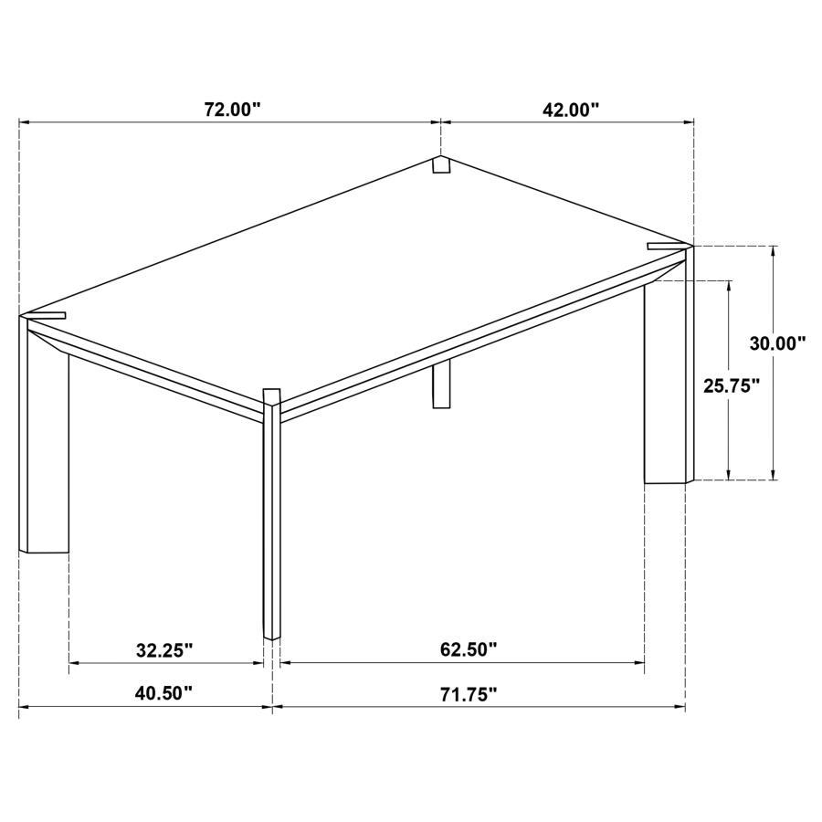 Bruner - Rectangular Dining Set by Coaster Fine Furniture | Bel Furniture