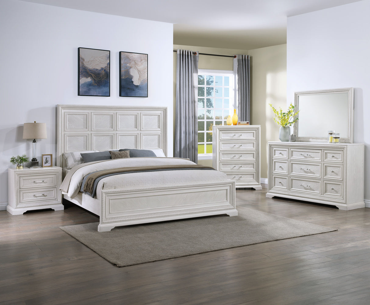 Alexandria - Accent Nightstand - White by Crown Mark | Bel Furniture
