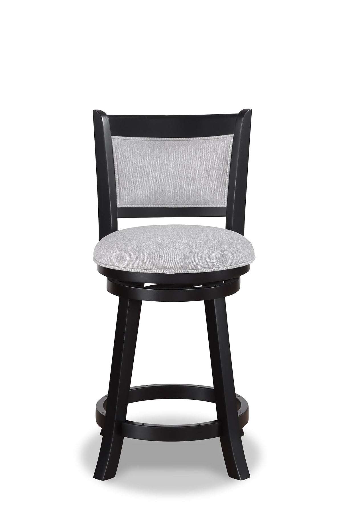 Cecil - Swivel Pub Stool (Set of 2) Gray by Crown Mark | Bel Furniture