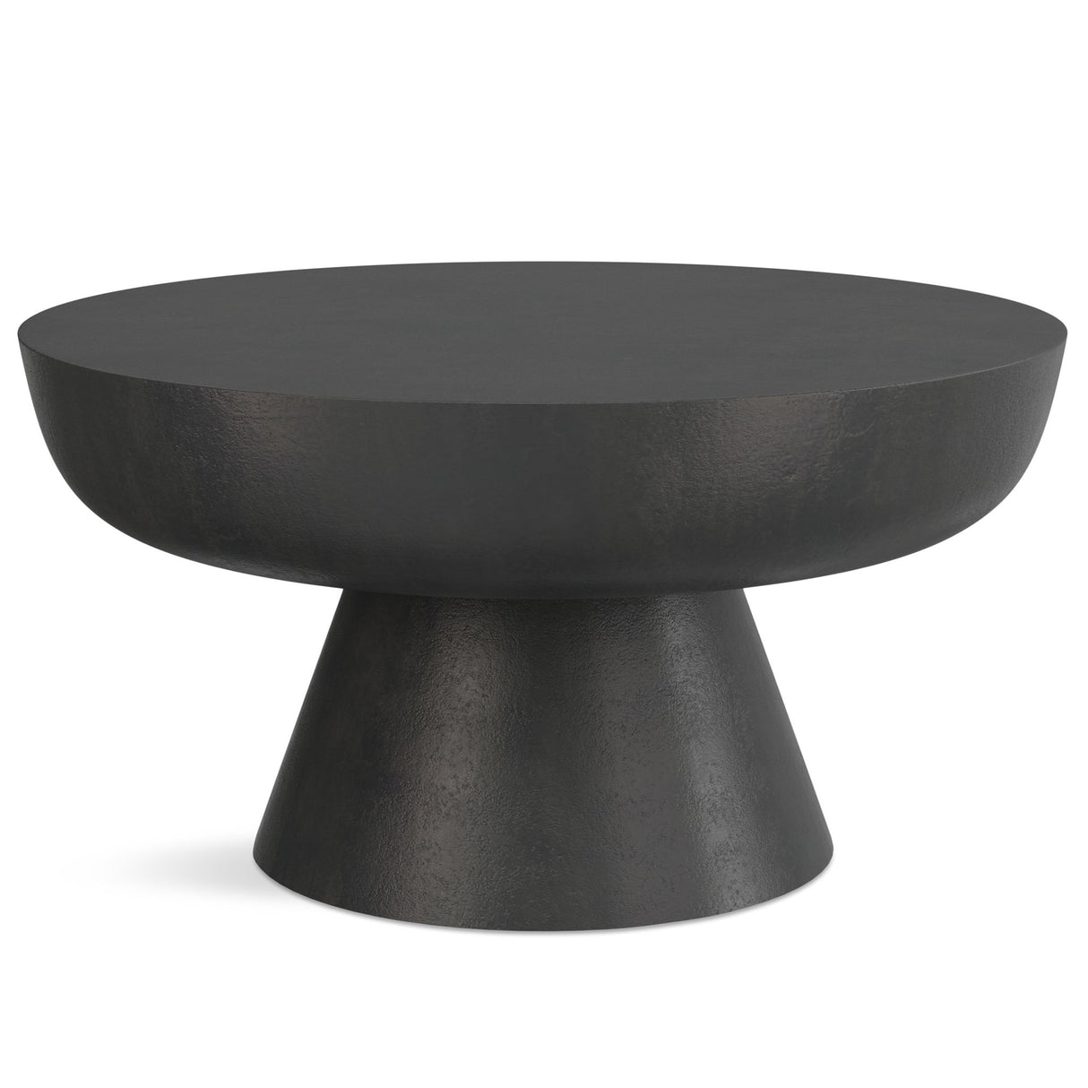Charmaine - Cast Aluminum Coffee Table - Black by Simpli-Home | Bel Furniture