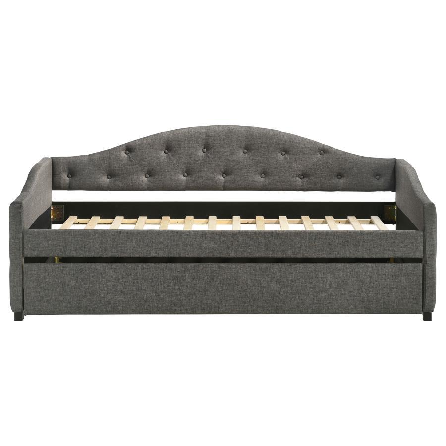 Sadie - Upholstered Daybed With Trundle by CoasterEveryday | Bel Furniture