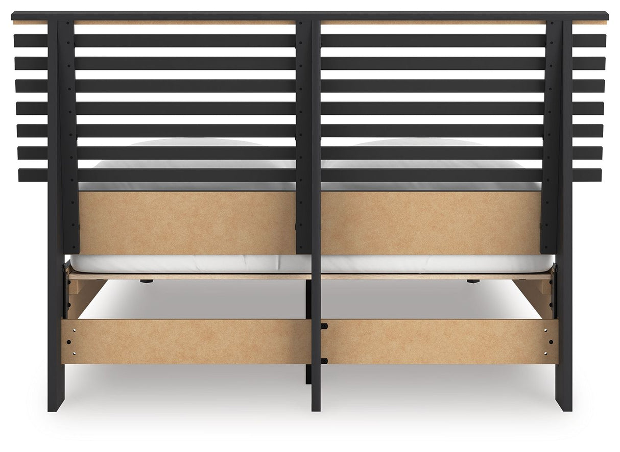 Danziar - Slat Panel Bed