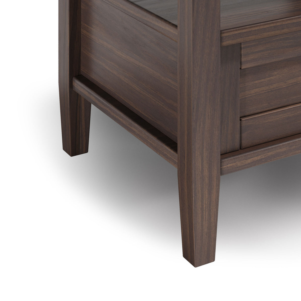 Warm Shaker - End Table - Warm Walnut Brown by Simpli-Home | Bel Furniture