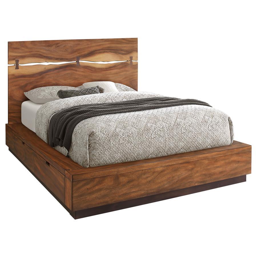 Winslow - Wood Storage Panel Bed by CoasterElevations | Bel Furniture