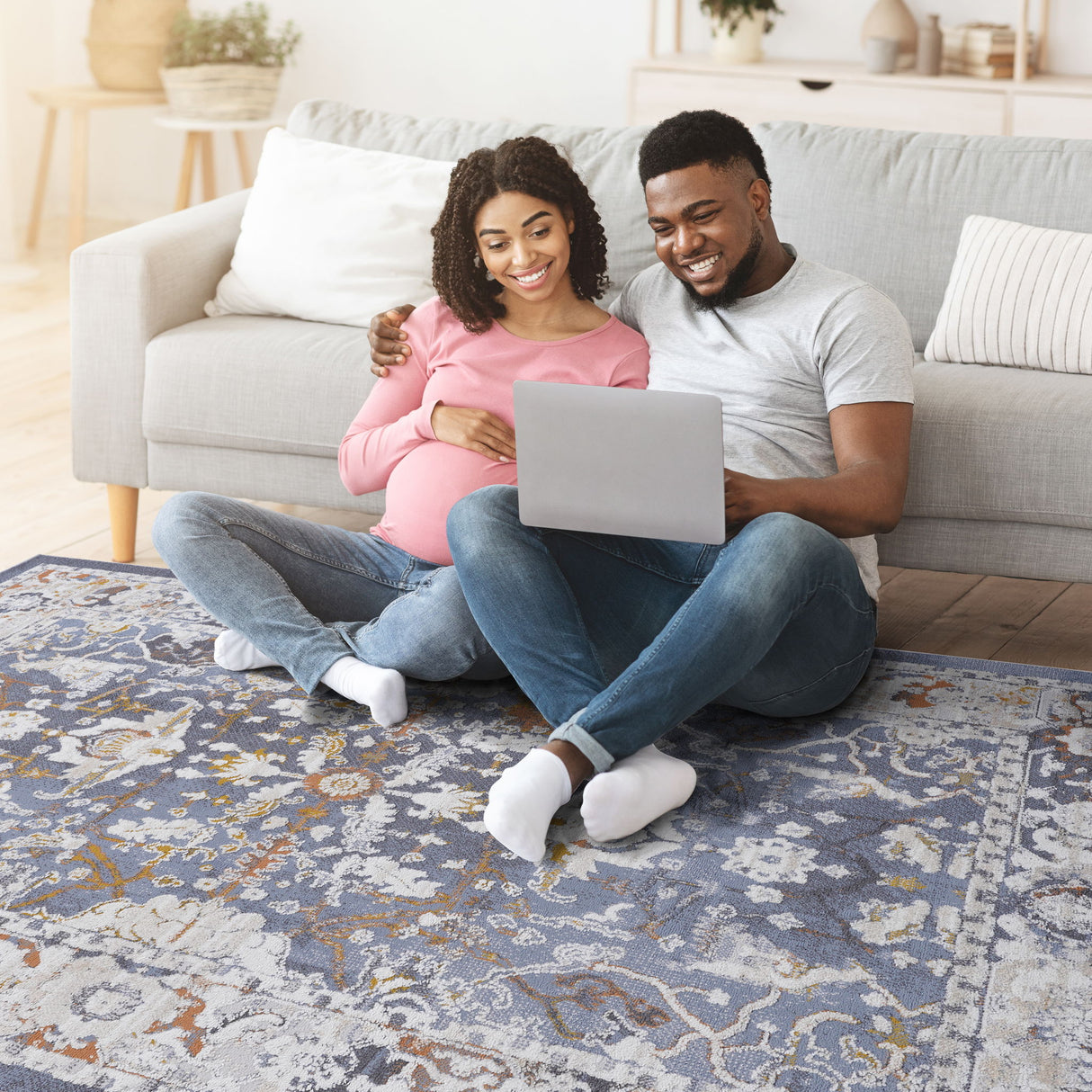 Payas - 2' X 3' Traditional Area Rug - Blue by Naar Rug | Bel Furniture