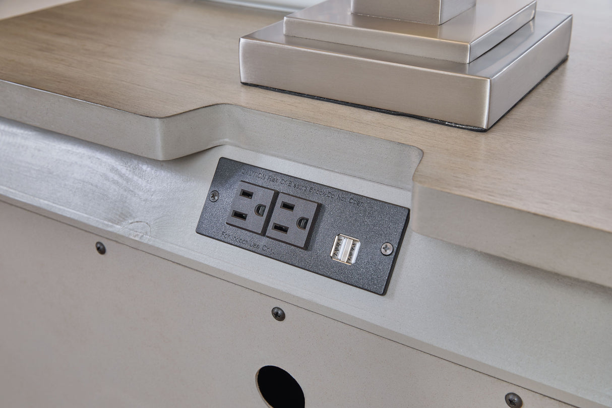 Lexorne - Gray - Three Drawer Night Stand by Signature Design by Ashley® | Bel Furniture