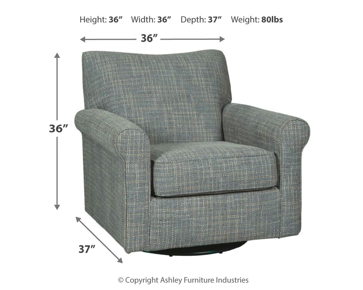 Renley - Ash - Swivel Glider Accent Chair by Signature Design by Ashley® | Bel Furniture