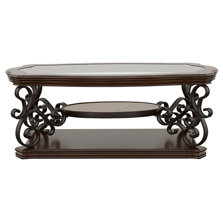 Laney - Glass Top Coffee And End Table Set by Coaster Fine Furniture | Bel Furniture