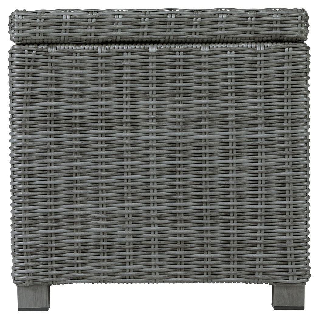 Elite Park - Gray - Square End Table by Signature Design by Ashley® | Bel Furniture