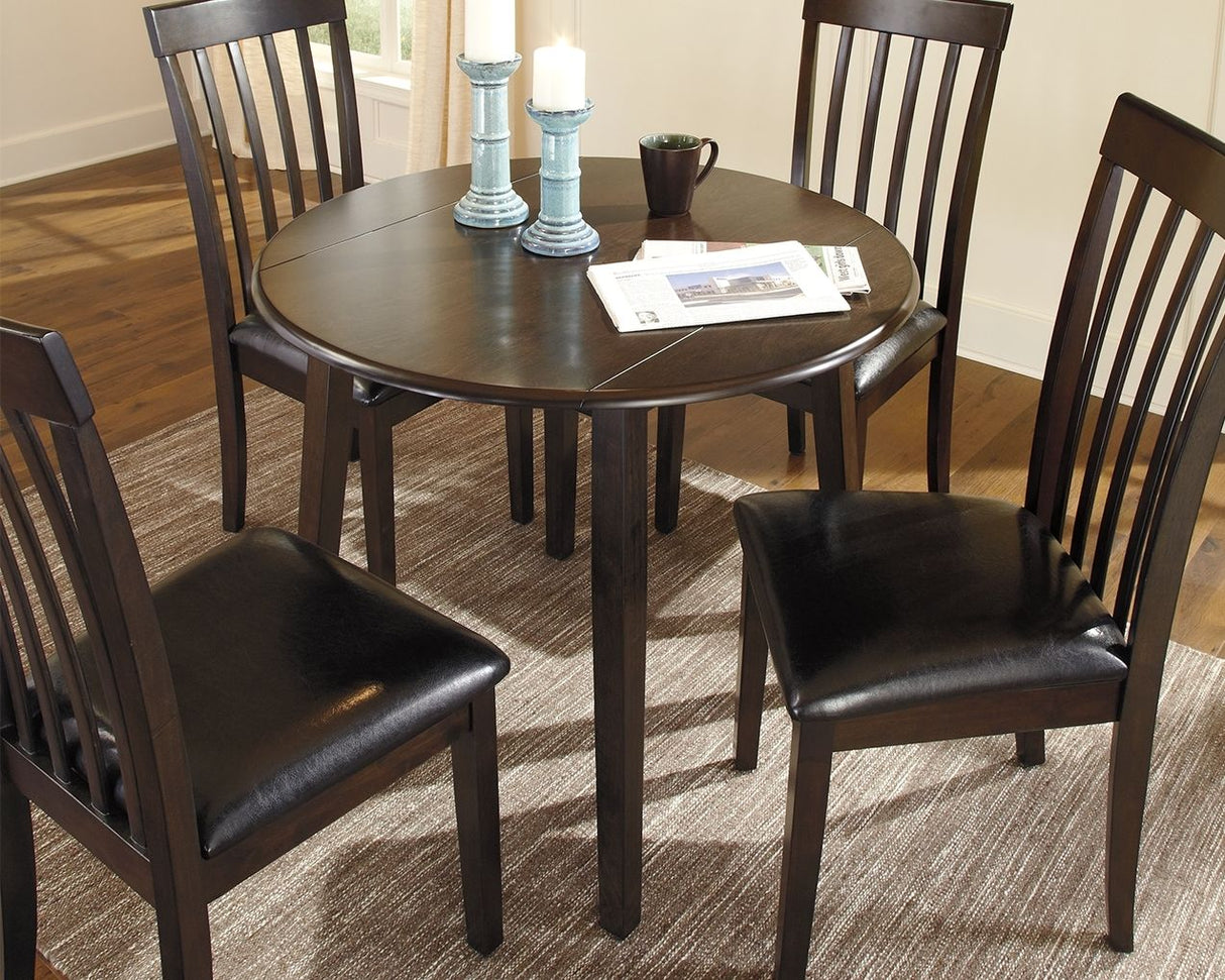 Hammis - Round Dining Drop Leaf Table Set by Signature Design by Ashley® | Bel Furniture