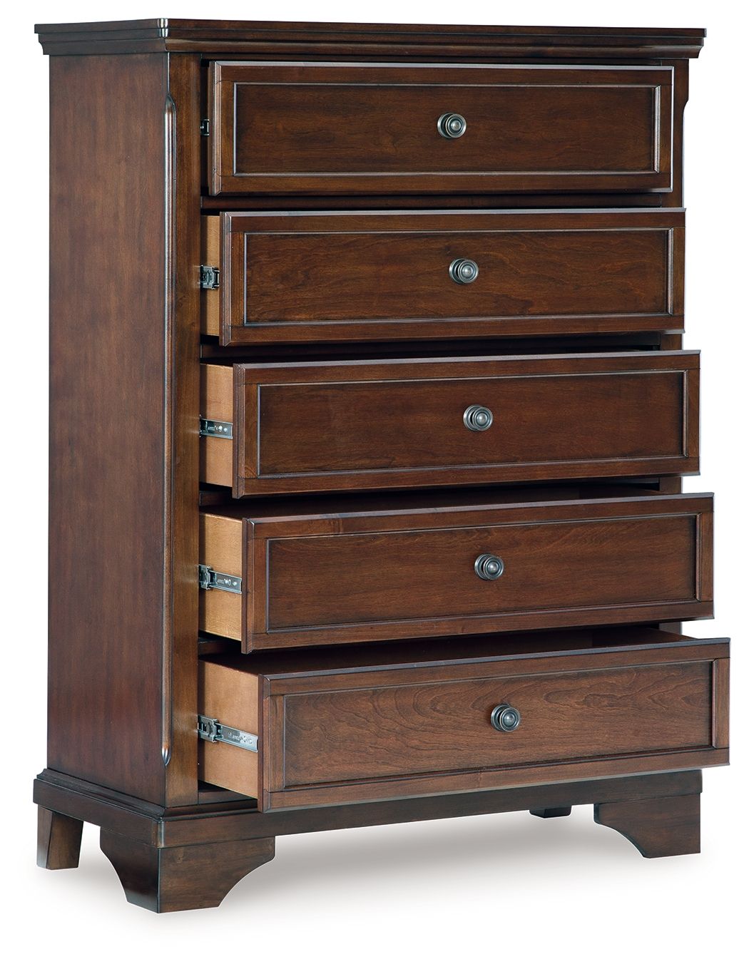 Trellington - Brown - Five Drawer Chest by Signature Design by Ashley® | Bel Furniture