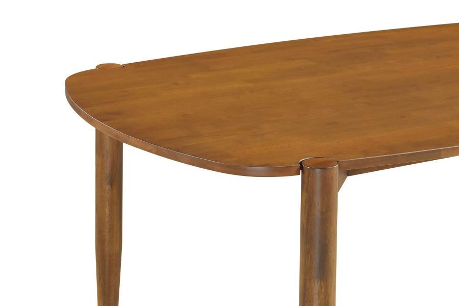 Dortch - Oval Solid Wood Dining Table - Walnut by CoasterEveryday | Bel Furniture