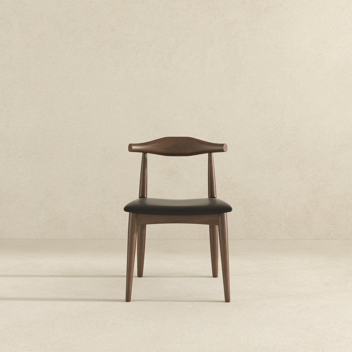 Destiny - Dining Chairs (Set of 2) - Black / Dark Brown