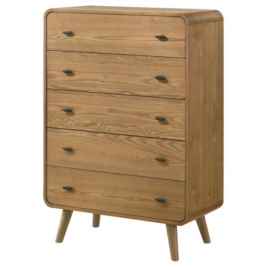 Robyn - 5-Drawer Bedroom Chest by CoasterEssence | Bel Furniture