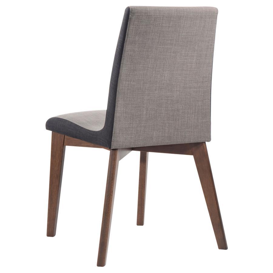 Redbridge - Upholstered Dining Side Chair (Set of 2) - Natural Walnut by CoasterEveryday | Bel Furniture