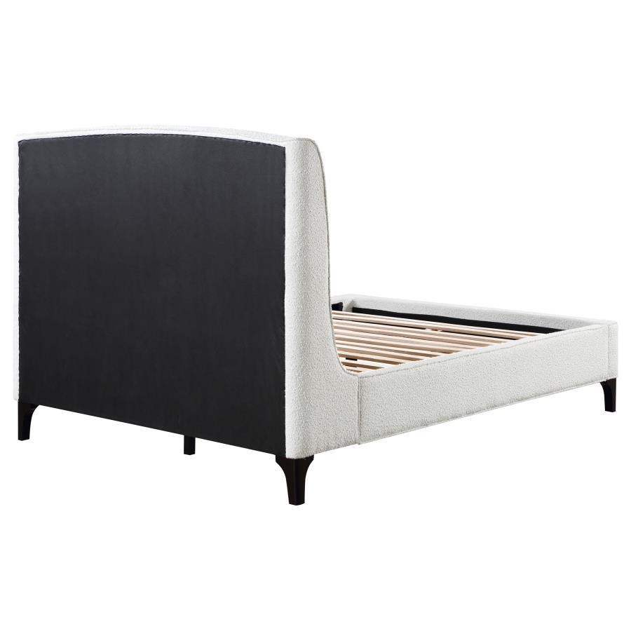 Mosby - Upholstered Wingback Bed by Coaster Fine Furniture | Bel Furniture