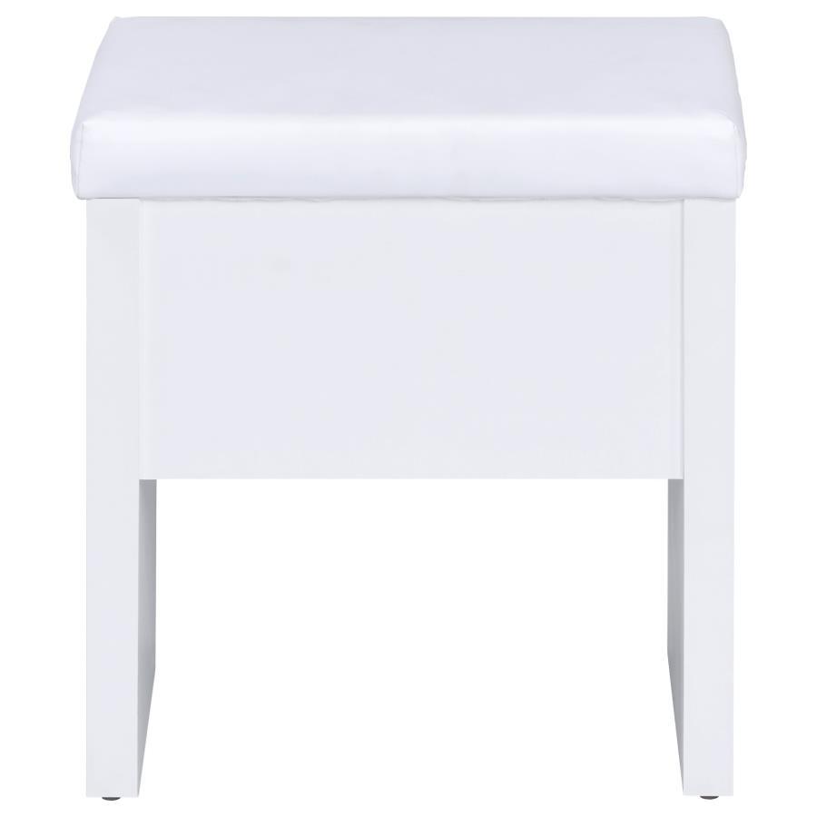 Harvey - 2-piece Vanity Set with Lift-Top Stool by CoasterEssence | Bel Furniture