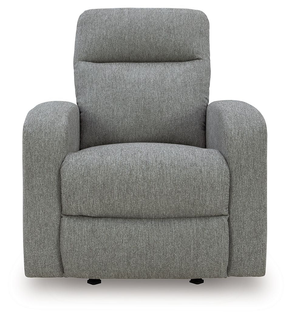 Gauntlet - Sterling - Rocker Recliner by Signature Design by Ashley® | Bel Furniture
