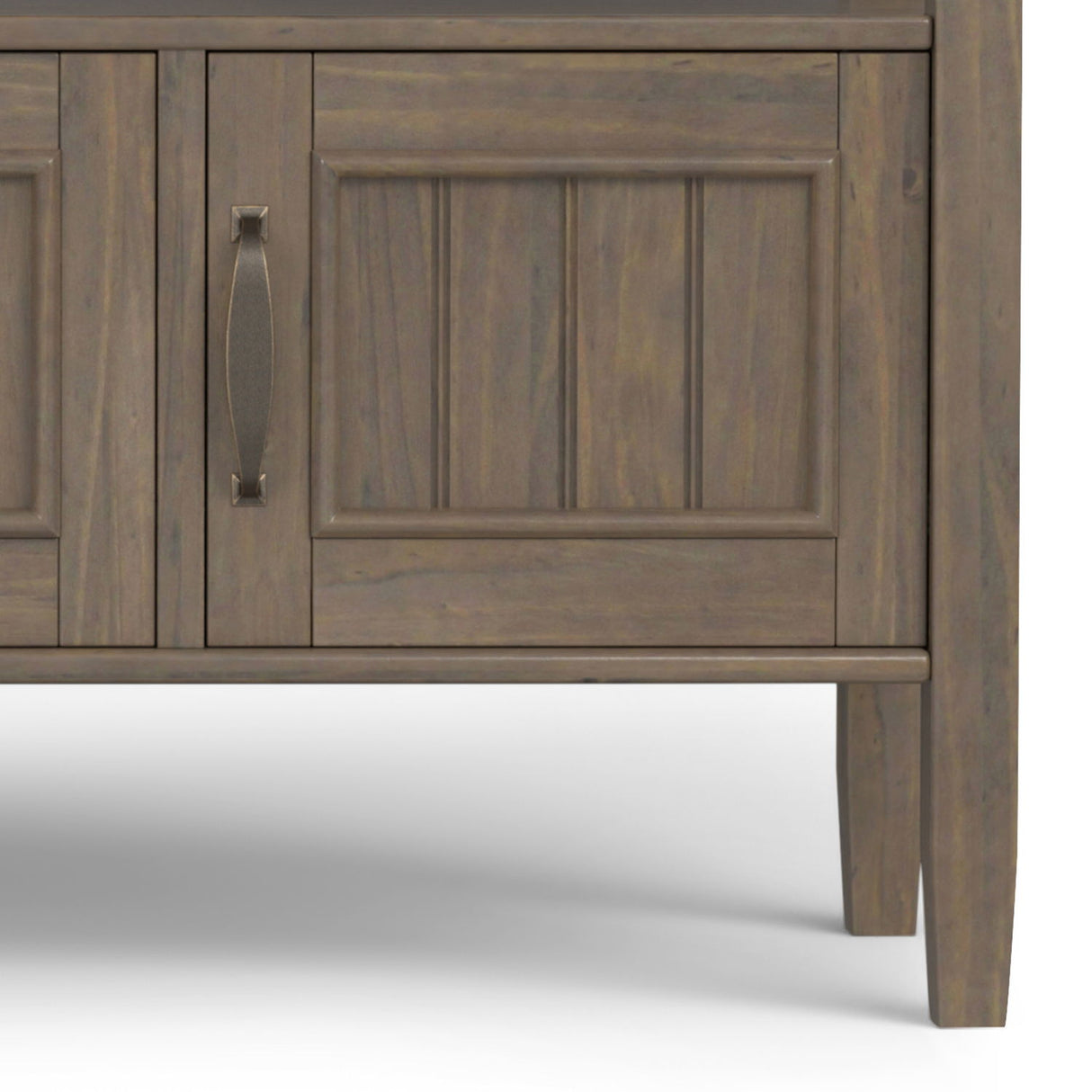 Lev - Console Table - Smoky Brown by Simpli-Home | Bel Furniture