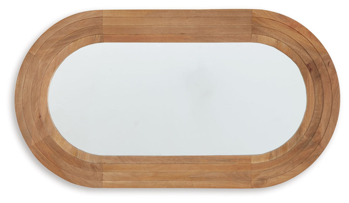 Daverly - Brown - Accent Mirror by Signature Design by Ashley® | Bel Furniture