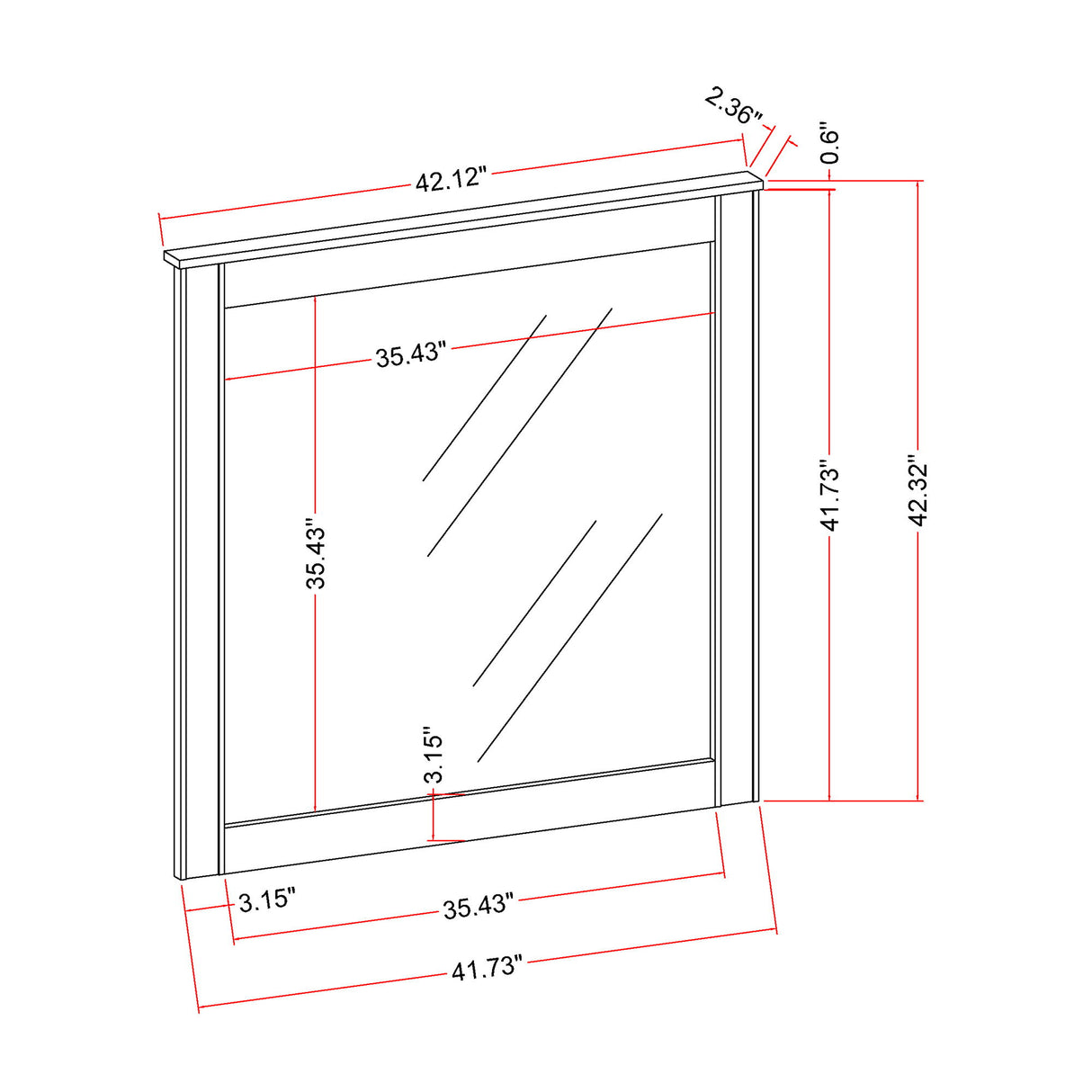 Lorenzo - 5 Piece Bedroom Set With Glittered Detailing