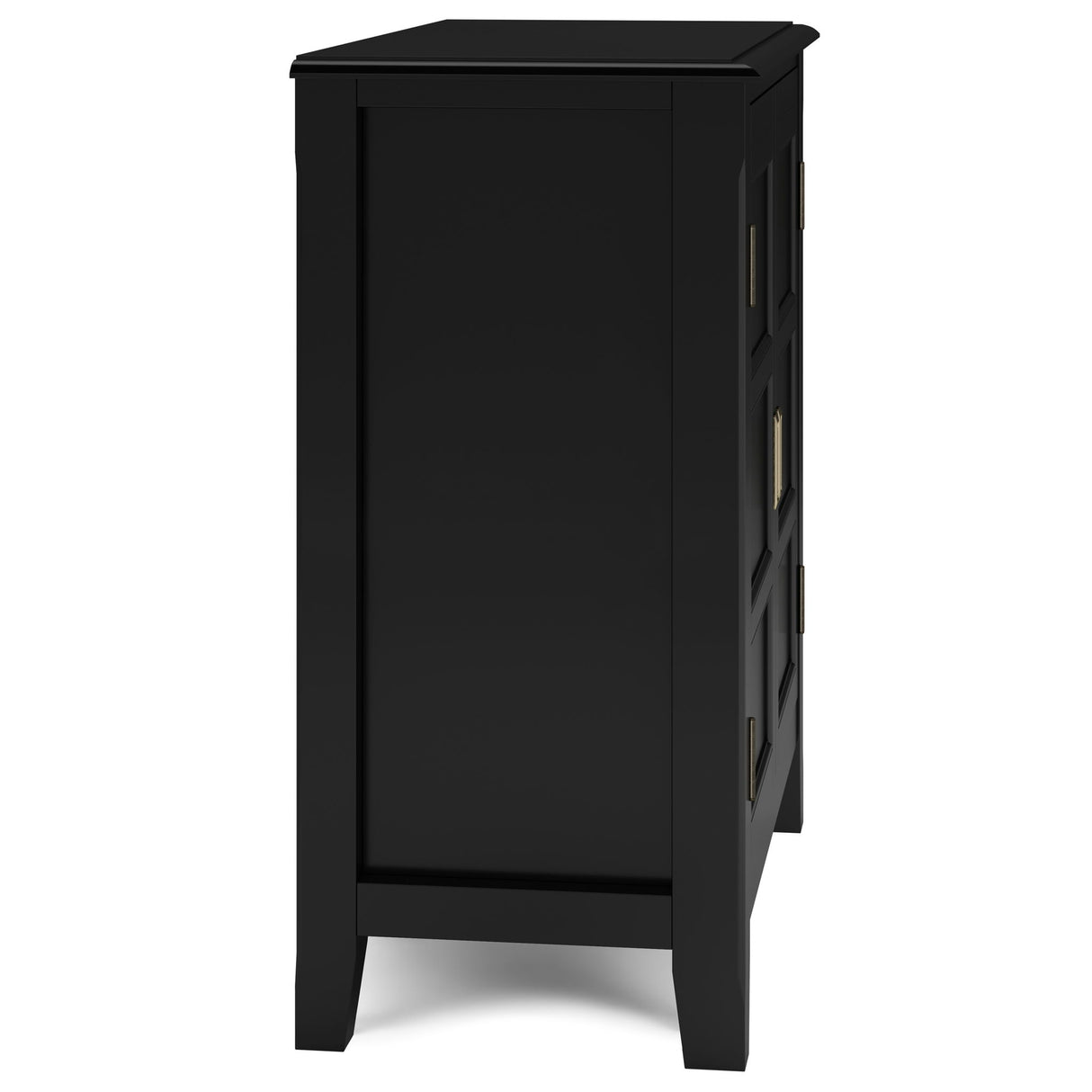 Burlington - Handcrafted Low Storage Cabinet by Simpli-Home | Bel Furniture
