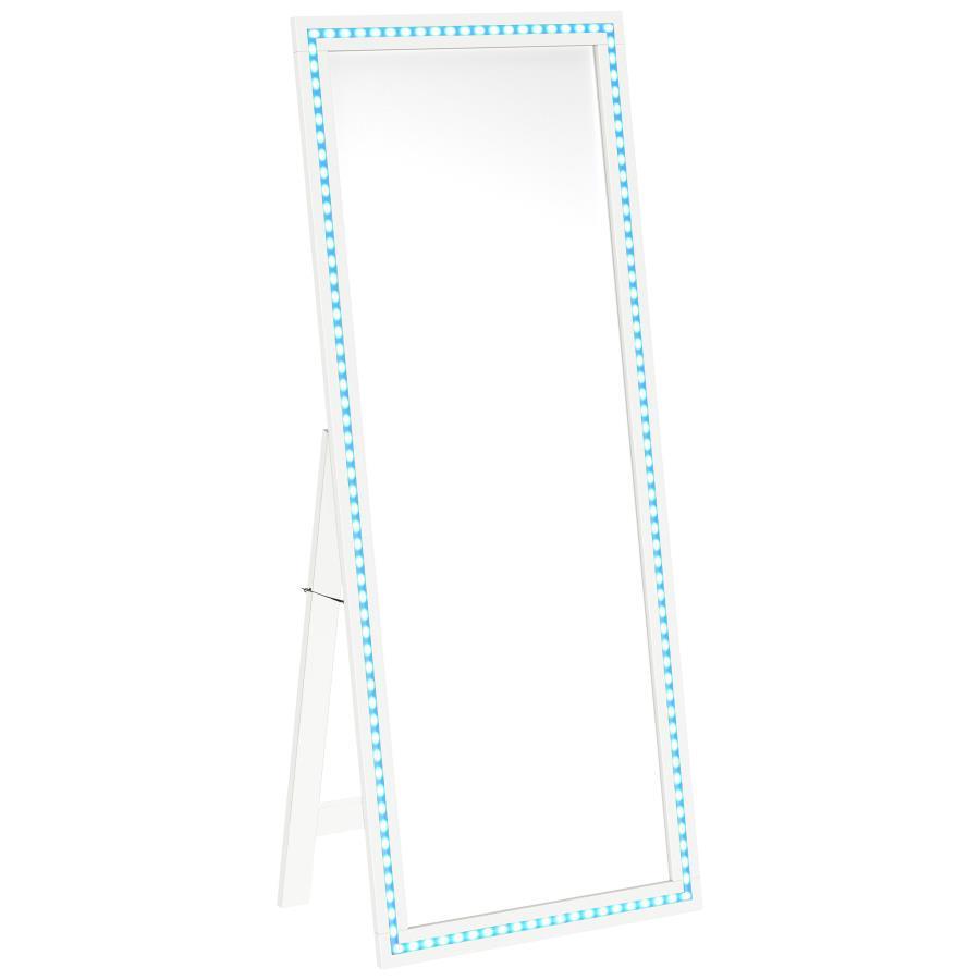 Windrose - Tempered LED Standing Mirror by Coaster Fine Furniture | Bel Furniture