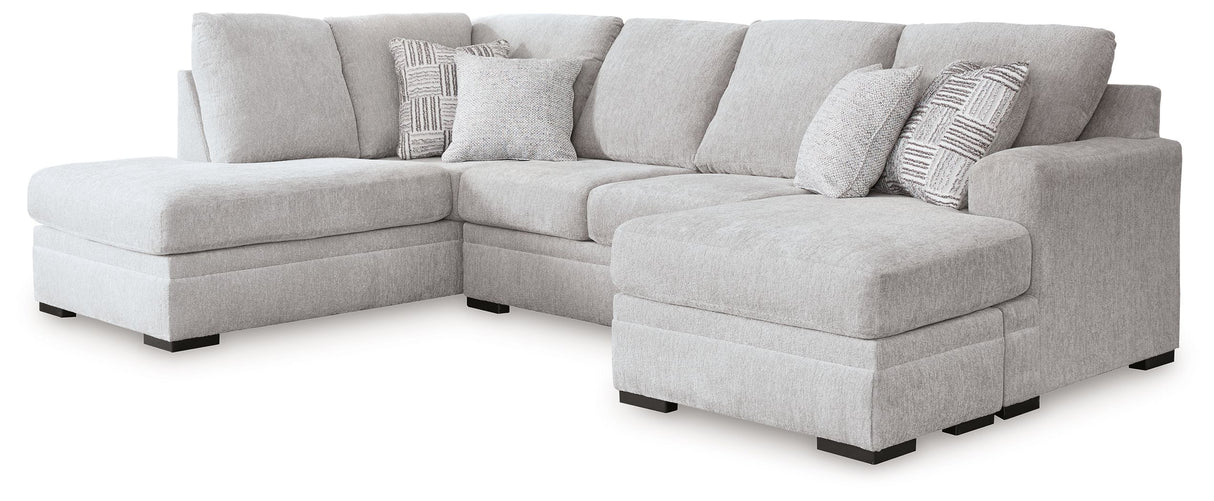 Gabyleigh - Sectional Gray 2 Pc. Right Arm Facing Chaise Sectional by Benchcraft® | Bel Furniture
