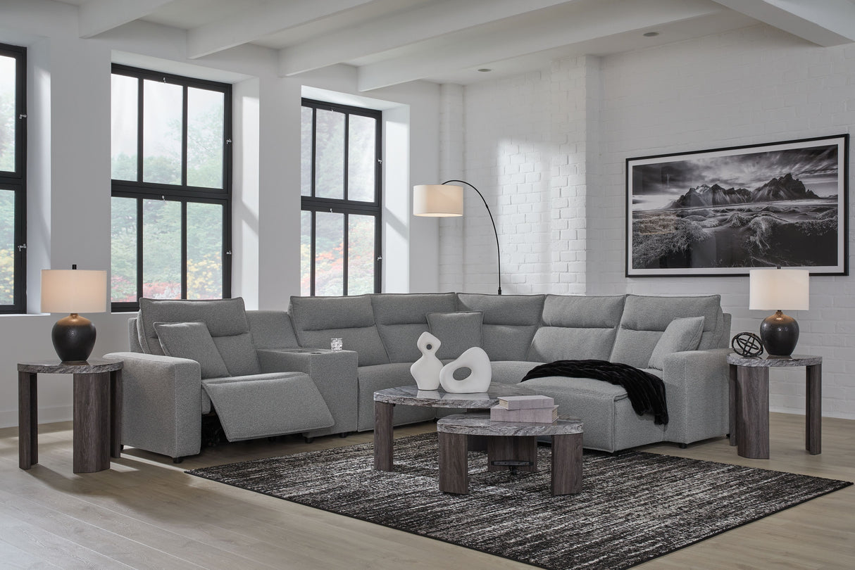 Modmax - Salt And Pepper - Reclining Sectional by Signature Design by Ashley® | Bel Furniture
