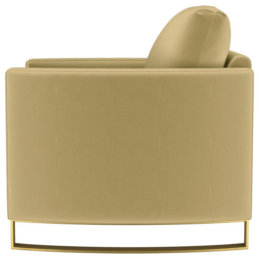 Corliss - Upholstered Arched Arm Accent Chair by CoasterElevations | Bel Furniture