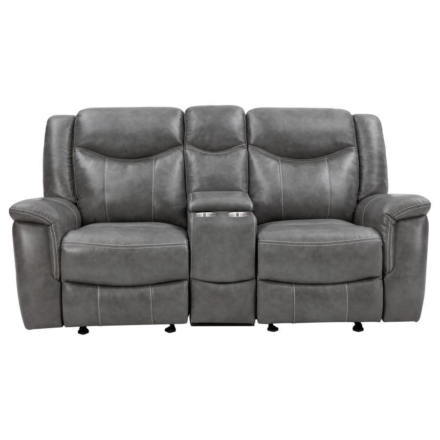 Conrad - Upholstered Padded Arm Motion Sofa Set by CoasterEveryday | Bel Furniture