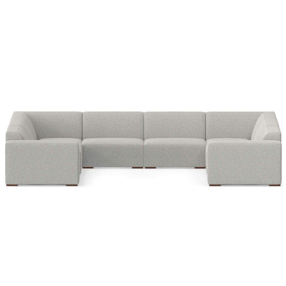 Rex - U-Shaped Sectional Sofa - Gray