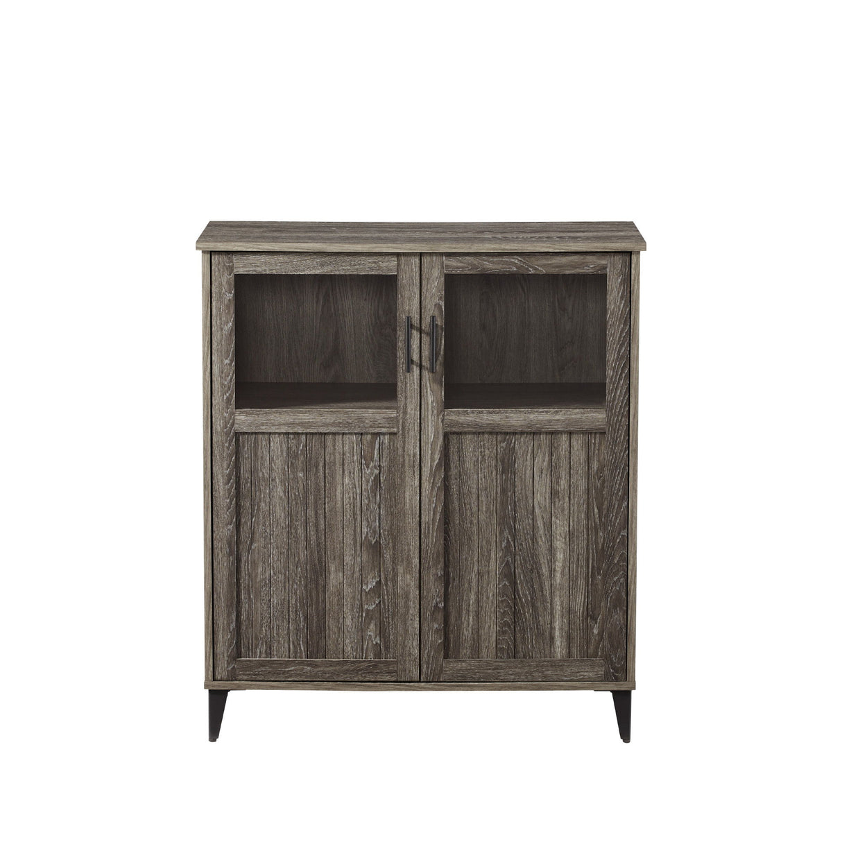 Modern Grooved Door Accent Cabinet by Walker Edison | Bel Furniture