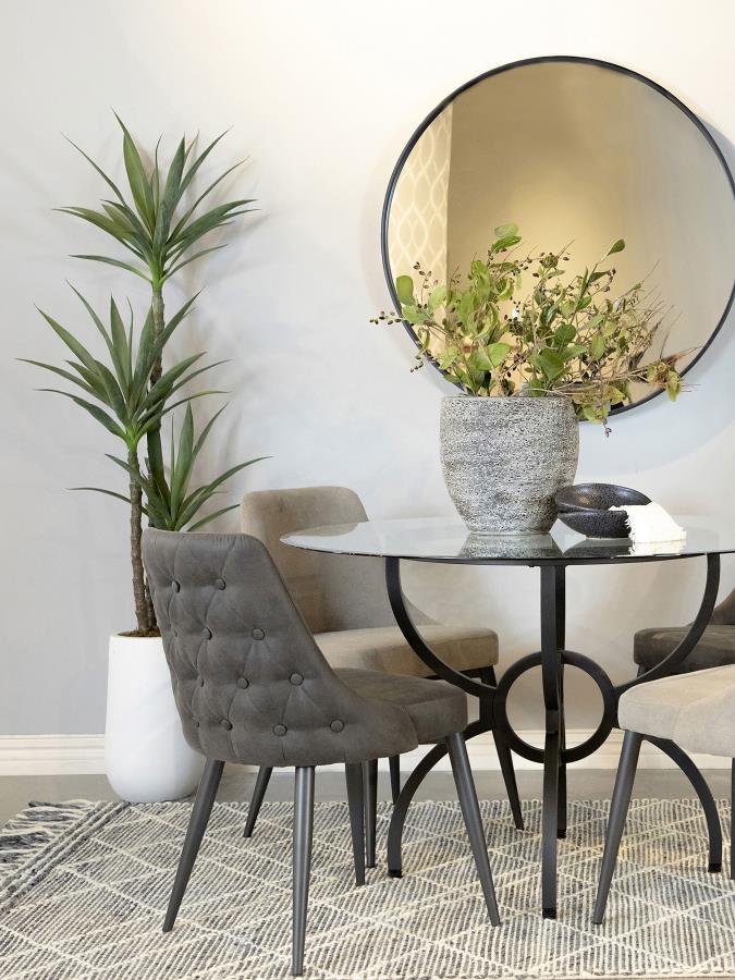 Cosmo - Upholstered Dining Side Chair (Set of 2) by CoasterEveryday | Bel Furniture