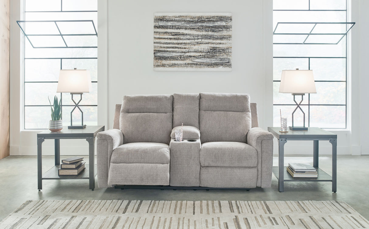 Barnsana - Dbl Power Reclining Loveseat With Console by Signature Design by Ashley® | Bel Furniture