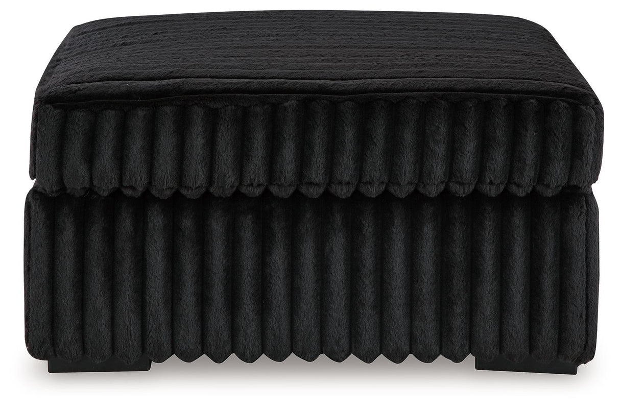 Midnight-Madness - Oversized Accent Ottoman by Signature Design by Ashley® | Bel Furniture