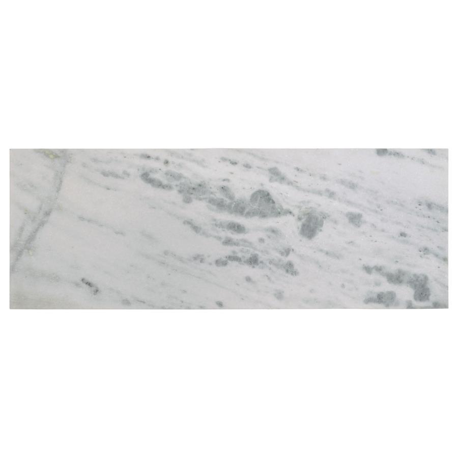 Keaton - Marble Top Herringbone Accent Cabinet by CoasterElevations | Bel Furniture