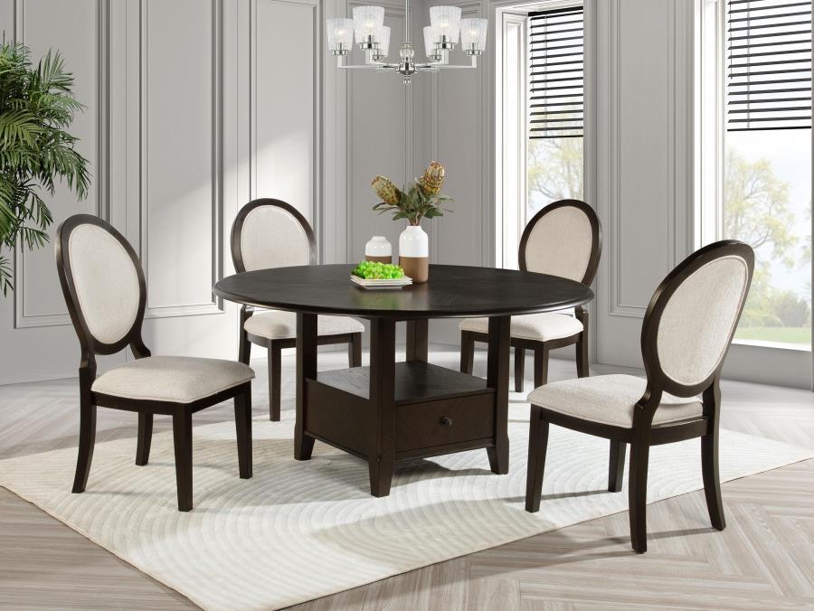 Twyla - Round Dining Set by Coaster Fine Furniture | Bel Furniture