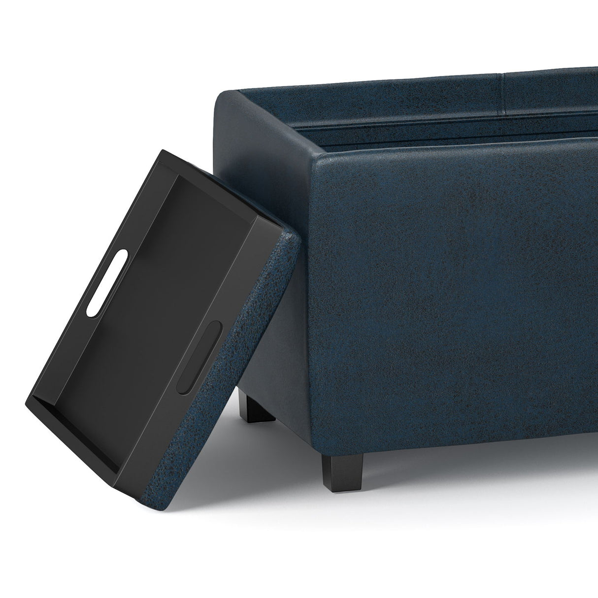 Avalon - Multi Functional Storage Ottoman by Simpli-Home | Bel Furniture