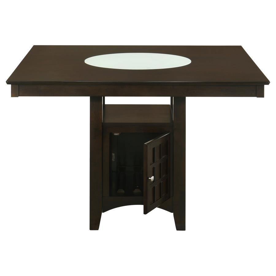 Gabriel - Counter Height Dining Table - Cappuccino by CoasterEveryday | Bel Furniture
