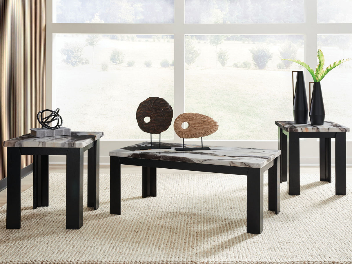 Jazmore - Dark Brown - Occasional Table Set (Set of 3) by Signature Design by Ashley® | Bel Furniture